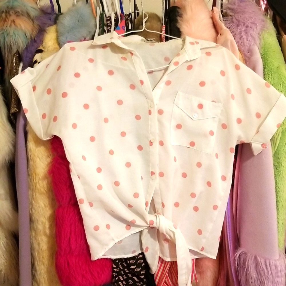 Polka Dot Retro Top